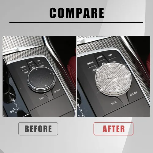 Miniatura 2 de Bling Media iDrive Control - Adhesivo interior para BMW 330 i 2020-2022/X3 2021-2022/430 2021-2022/X4 2022-2023/X5 2019-2023/X6 2020-2023 Multimedia