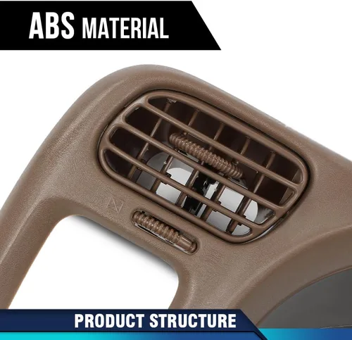 Miniatura 5 de PIT66 Bisel del Tablero de Instrumentos Cluster Bisel del Tablero Trim, Compatible con Chevy Blazer S10 GMC Jimmy Sonoma 1998 1999 2000 2001 2002