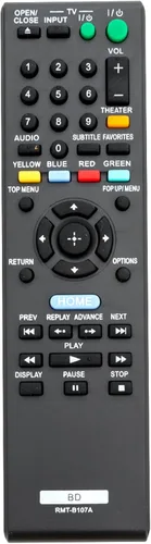 RMT-B107A - Remoto reemplazado para reproductor de DVD Sony Blu-Ray Disc BDP-BX37 BX57 BDP-S270 BDP-S370 BDP-S470 BDP-S570 148767311 RMT-B108A