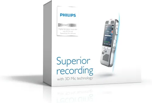 Miniatura 5 de Philips Memo digital profesional de bolsillo DPM-8000 con software Cradle y Speechexec Pro