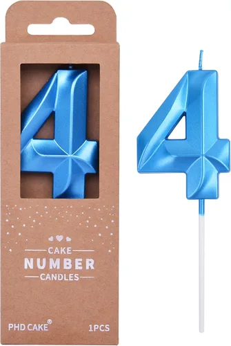 Miniatura 8 de PHD CAKE Velas de cumpleaños de 2 números de 7 cm de oro con diamantes, velas de número dorado, velas de número para pastel, celebración de fiesta