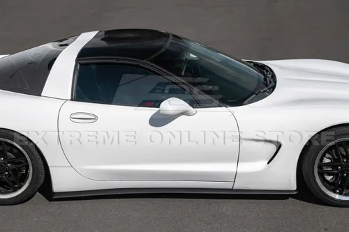 Miniatura 3 de Repuesto para todos los modelos Chevrolet Corvette C5 1997-2004 ZR1 Par de extensión de panel basculante de faldas laterales de estilo extendido