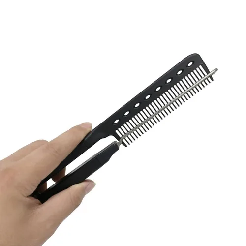 Miniatura 5 de Peine para alisar el cabello para el hogar, cepillo para alisar el cabello, peine de separación rápido para mujeres