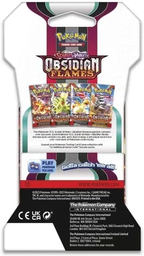 Miniatura 6 de Pokemon Scarlet & Violet - Paquete de 8 sobres de 3 llamas de obsidiana