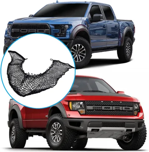 Miniatura 3 de Organizador de carga para camión, de nailon, universal, resistente, red de 60 x 16 pulgadas, para camiones de Chevy (Chevrolet), Ford, Toyota, GMC