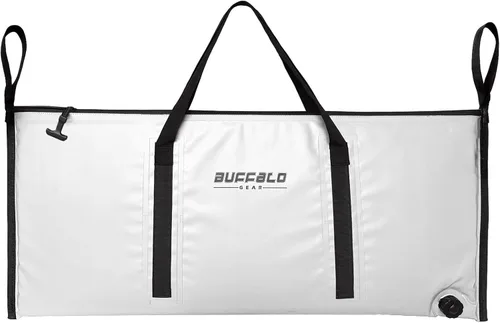 Bolsa enfriadora térmica Buffalo Gear para peces, 40x18 pulgadas 48x18 pulgadas, a prueba de fugas, bolsa portátil impermeable, mantiene el hielo