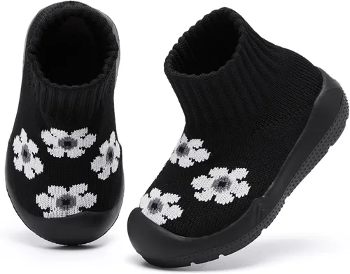 Miniatura 2 de MORENDL Calcetines de bebé, zapatos antideslizantes para primeros pasos para niños y niñas