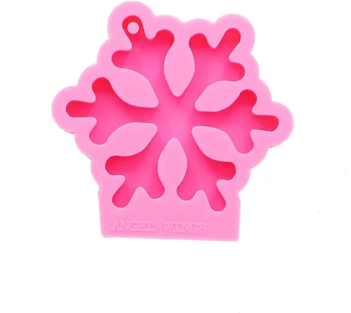 Miniatura 15 de Angel Wings Moldes de llavero con forma de lazo y muletas de Navidad, molde de silicona de resina epoxi, molde de arcilla polimérica, moldes