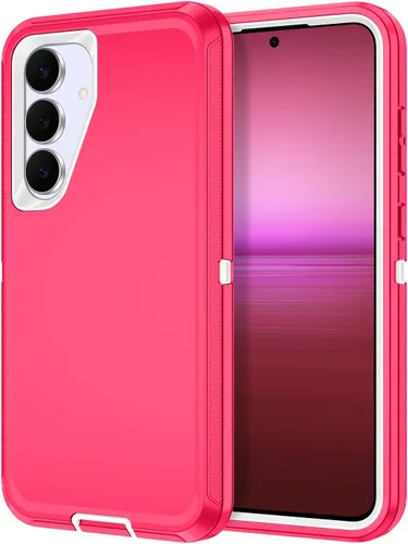 Miniatura 23 de I-HONVA para Samsung Galaxy S21 FE 5G, Funda Resistente a Golpes, Polvo y Caídas de 3 Capas, Protección Completa del Cuerpo
