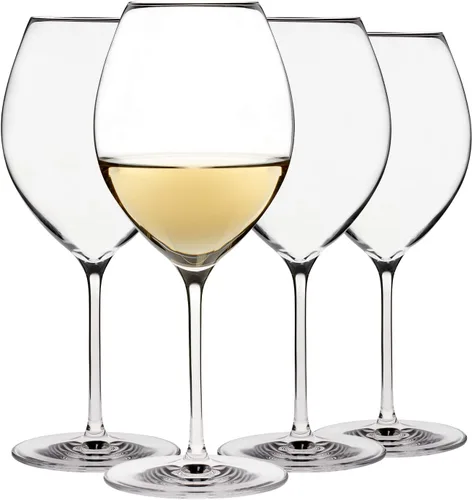 Miniatura 4 de Oneida Flavor First, cremoso y sedoso, juego de 4, copas de vino de cristal de Karen MacNeil, diseñadas para vinos blancos como Chardonnay, Pinot