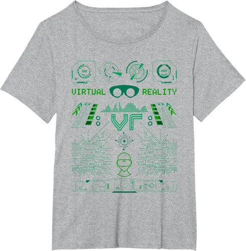 Miniatura 42 de Camiseta de realidad virtual VR Retro Gamers, Negro, S