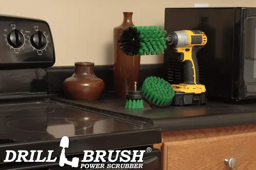 Miniatura 6 de Useful Products - Juego de cepillos limpiadores de horno Drillbrush - Juego de cepillos de limpieza de cocina - Accesorios de cocina - Accesorio