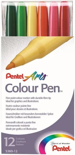 Miniatura 8 de Plumón de color de punta fina, de Pentel Arts, Variados