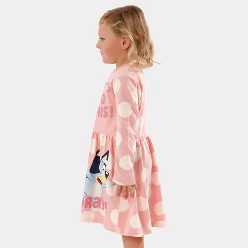 Miniatura 3 de Bluey Vestido para niñas Vestidos de invierno para niñas Vestido de bingo para niñas