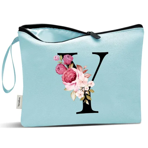Miniatura 231 de Vavabox A-Z Bolsa de Maquillaje Personalizada, Regalos de Cumpleaños para Mujeres y Mamá, Regalos para la Mejor Amiga, Bolsa de Cosméticos