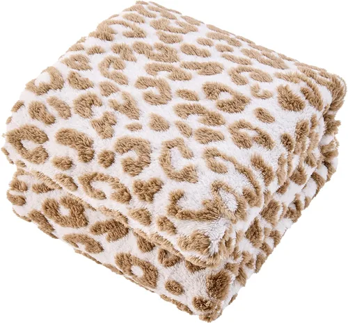 Miniatura 18 de FY FIBER HOUSE Manta de forro polar de franela de microfibra con estampado de guepardo 3D, 90 x 108 pulgadas, púrpura Leopardo morado
