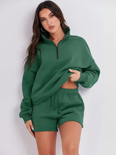 Miniatura 3 de ANRABESS Conjunto de dos piezas para mujer, conjunto de manga larga para gimnasio, ropa de moda de primavera 2024