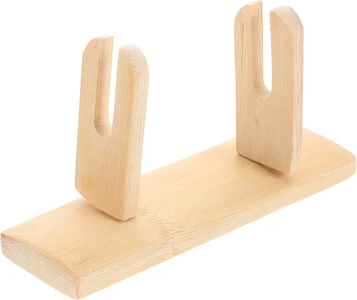 Homoyoyo Soporte de exhibición de ventilador plegable de madera Soporte de ventilador chino japonés para boda, decoración de fiesta en casa, color