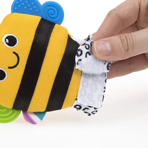Miniatura 3 de Nuby Happy Handimals - Manopla de dentición, abeja