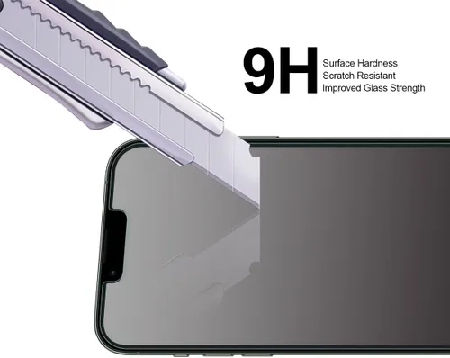 Miniatura 5 de Supershieldz (2 unidades) Diseñado para iPhone 14 Plus/iPhone 13 Pro Max (6.7 pulgadas) Protector de pantalla de vidrio templado