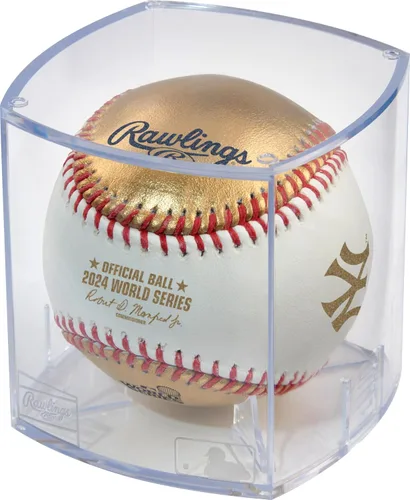 Miniatura 2 de Rawlings Campeones Oficiales de la Serie Mundial 2024 Los Angeles Dodgers Béisbol Conmemorativo Múltiples Estilos Blanco/Oro Cuero