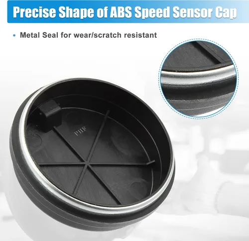 Miniatura 5 de X AUTOHAUX Cojinete de cubo trasero ABS Sensor de velocidad para Hyundai Veloster N Tucson Sonata W/O AWD, Kia Sportage 2WD 58980-C1100 - Tapa