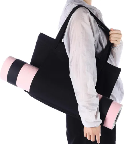 Miniatura 6 de Conjunto de bolsa de yoga Halloscume para mujeres que incluye bolsa tote para esterilla de yoga, banda de resistencia Booty, calcetines deportivos