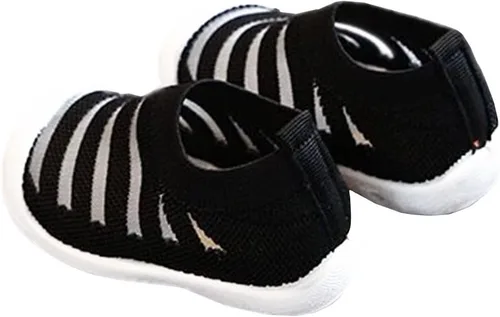Miniatura 3 de Zapatos chirriantes para bebés, niñas y niños, de malla transpirable, antideslizantes, para primeros pasos