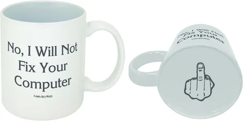 Miniatura 8 de Funny Guy Mugs - Taza de 11 onzas, Negro