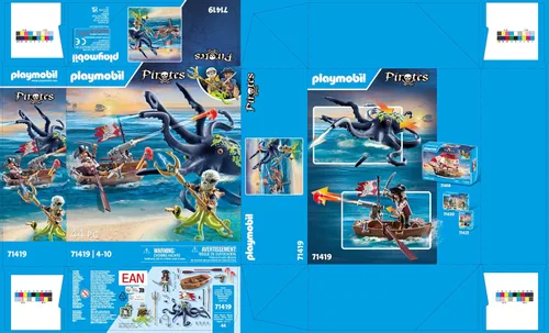 Miniatura 8 de Playmobil Piratas: Batalla con el pulpo gigante
