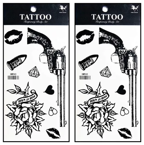 Miniatura 13 de Tatuajes 2 hojas de fantasía ángel águila pájaro alas temporales tatuajes adhesivos falsos cuerpo brazo pecho hombro tatuajes para adolescentes, 32.