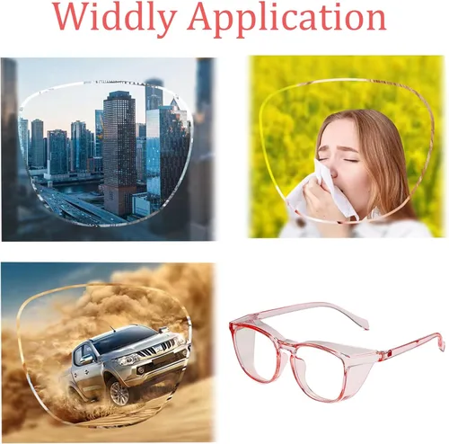 Miniatura 3 de Gafas de seguridad para hombres y mujeres, gafas de seguridad antivaho cómodas, bloqueo de luz azul, protección UV, enfermeras adultas
