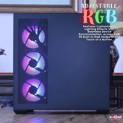 Miniatura 7 de The Horizon RGB I9 RTX Gaming PC CPU Core I9 32 GB de RAM Almacenamiento de 2 TB RTX 5070 OC AIO de 14.173 in WiFi de 1.2 GB/s