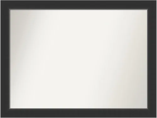 Miniatura 68 de Amanti Art Espejo personalizado, espejo de baño negro Astor, espejo de pared o espejo de tocador de baño sobre el fregadero (25 x 25 pulgadas)