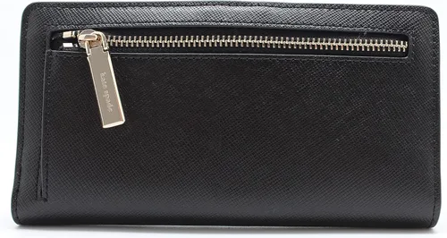 Miniatura 3 de Kate Spade New York Staci - Billetera plegable delgada grande, color negro, Negro