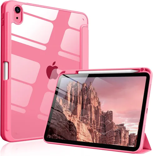 Miniatura 12 de Funda para iPad (A16) de 11ª generación de 11 pulgadas 2025, funda para iPad de 10.9 pulgadas 2022 con soporte para lápices, funda a prueba