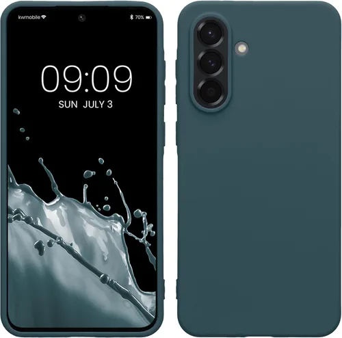Miniatura 166 de kwmobile Funda compatible con Samsung Galaxy A23 4G / 5G - Funda de silicona TPU metálica suave y delgada - Rojo oscuro metálico