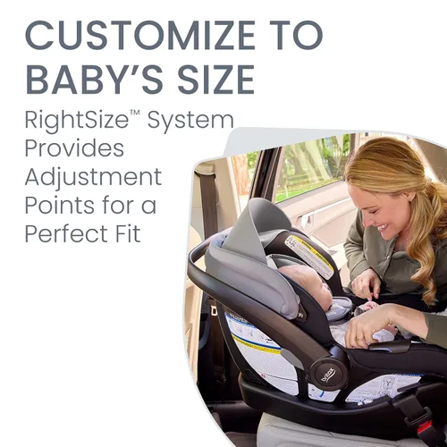 Miniatura 5 de Britax Willow S - Asiento infantil de automóvil con base alpina, tecnología ClickTight, asiento de automóvil orientado hacia atrás con sistema Ónix