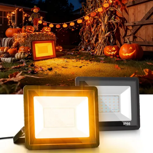 Miniatura 19 de L LOHAS LED Luz de Inundación LED RGB para Exteriores, 25W Luces de Fiesta DIY que Cambian de Color con Control Remoto, Luz de Patio