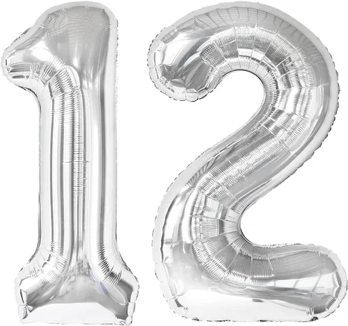 Miniatura 333 de Globo de cumpleaños número 4 dorado de 40 pulgadas, globos gigantes del número cuatro 14 24 34 40 44 2024, globos grandes de lámina de mylar para Oro