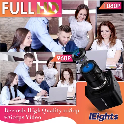 Miniatura 8 de 260fps Variable Focus Camera 2.8-12mm 4X Optical Zoom Webcam, 1080P Varifocal Web Cam Manual Zoom Lens Webcamera,Raspberry Pi Windows Mac Vari-Focus