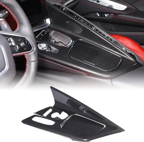 Miniatura 40 de CHEAYAR Funda de cargador de teléfono con patrón de fibra de carbono compatible con Chevrolet Corvette C8 2020-2023, funda de carga inalámbrica