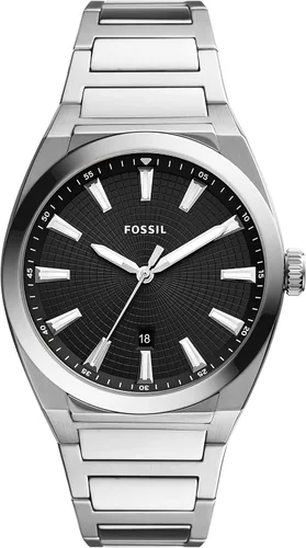 Miniatura 4 de Fossil Everett - Reloj de cuarzo de acero inoxidable para hombre