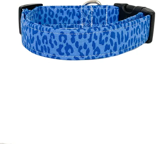 Miniatura 2 de Blue Leopard Dog Collar (X-Small)
