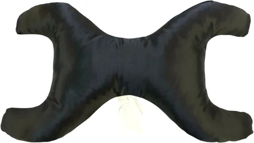 Miniatura 3 de Almohada Save My Face La Petite Just The Pillow Lujo de Satén Negro