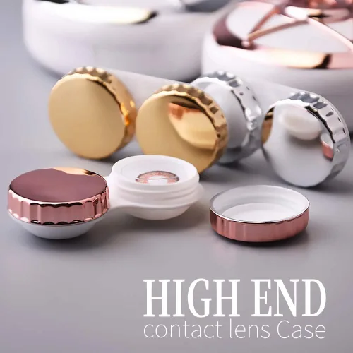 Miniatura 2 de ofone Estuche para lentes de contacto, estuches de lentes de contacto de estrellas, estuche de viaje con herramienta removedora, pinzas, solución