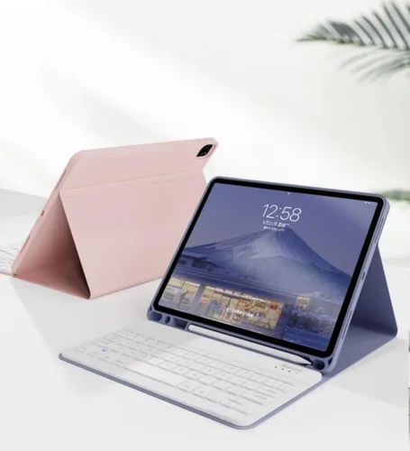 Miniatura 7 de Funda con teclado retroiluminado arcoíris para Galaxy Tab S6 Lite de 10.4 pulgadas con mouse y 7 colores RGB retroiluminación colorida teclado