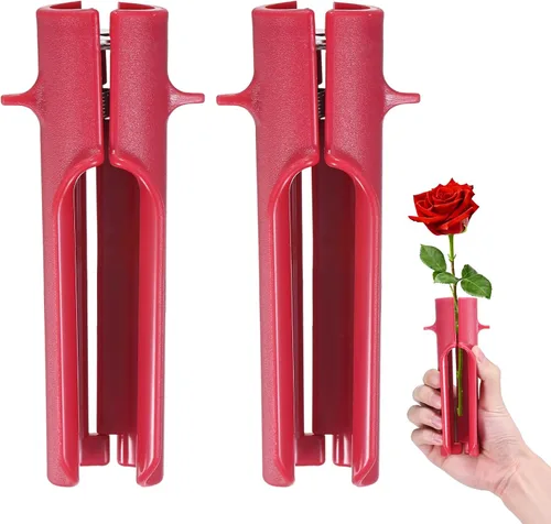 Miniatura 13 de M METERXITY Paquete de 1 herramienta peladora de espinas de rosas, pelador de espinas de hojas de tallo de rosa de metal para ramos, ramas