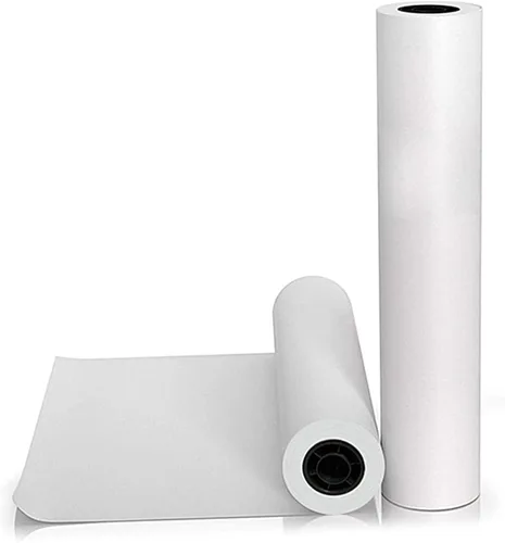 Rollo de papel de carnicero 12" x 50 metros, papel Kraft blanco de 80 gramos para barbacoa, ahumador, congelación, parrilla, carne, sin blanquear,