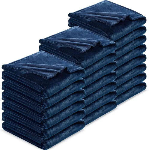 Miniatura 18 de Dreamnine Manta extrasuave, vellón de felpa, silla, sofá, 50 x 60 pulgadas, franela de terciopelo, ligera, mullida, microfelpa, decorativa, cálida